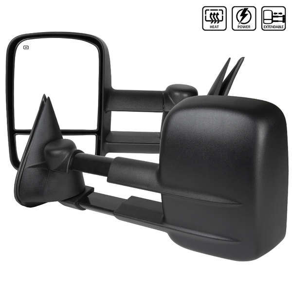 Spec-D Tuning 99-02 Chevrolet Silverado 99-02 Silverado Towing Mirrors - Power RMX-SIV99H-P-FS